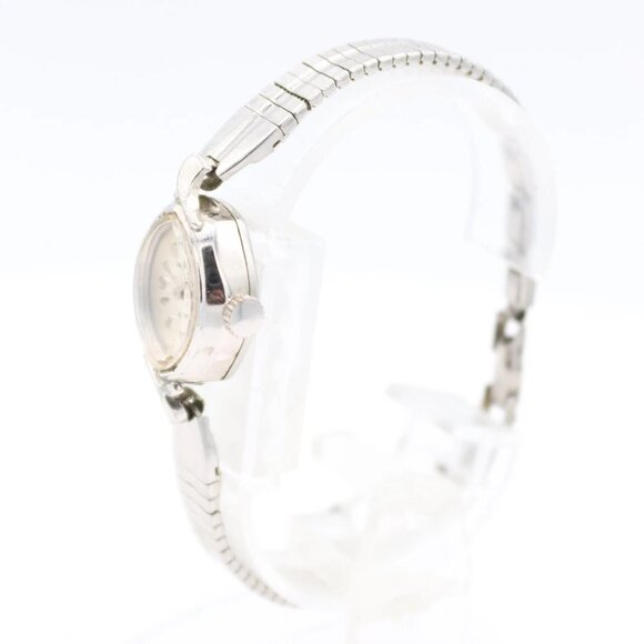 Vintage Waltham Cocktail 17J Ladies Mechanical Wristwatch Steel & Chrome